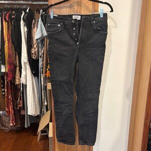 Agolde Charcoal Ankle Jeans